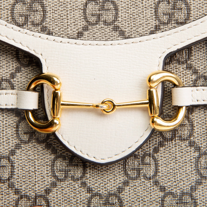 GUCCI Horsebit 1955 Mini Crossbody GG Supreme