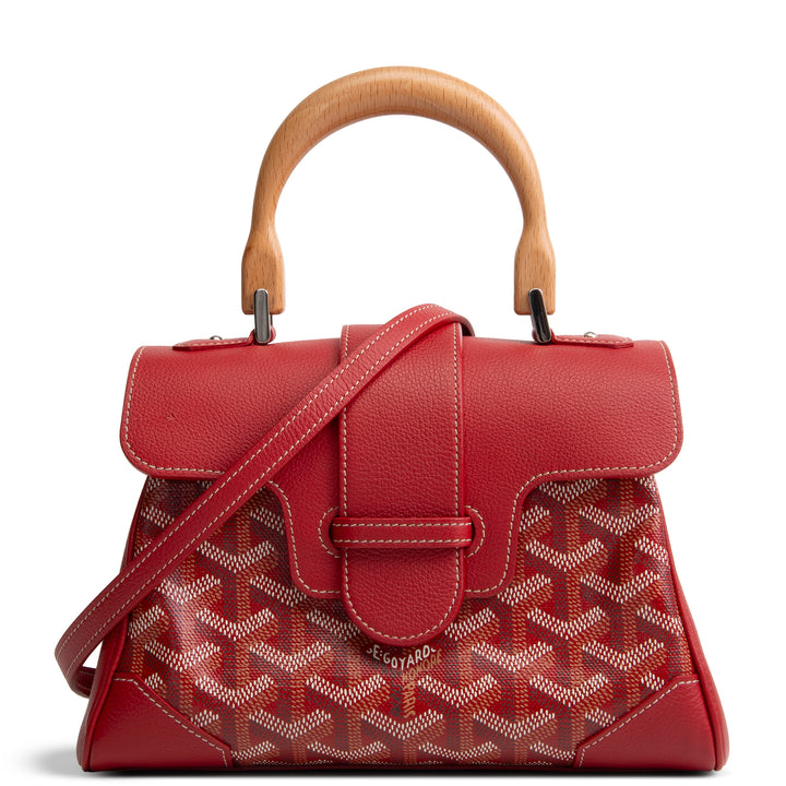 GOYARD Goyardine Mini Saigon - Red