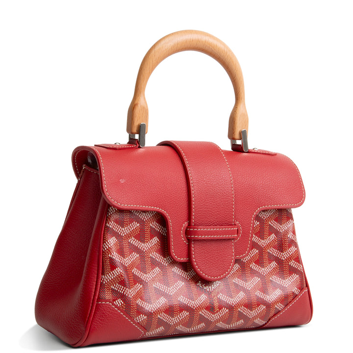 GOYARD Goyardine Mini Saigon - Red