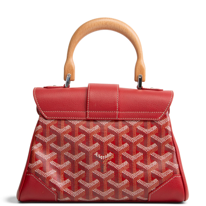 GOYARD Goyardine Mini Saigon - Red