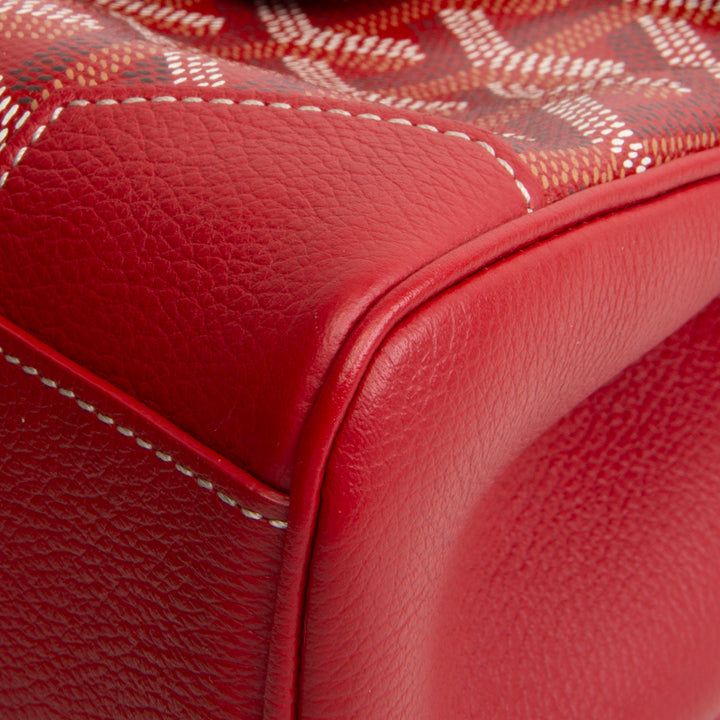GOYARD Goyardine Mini Saigon - Red