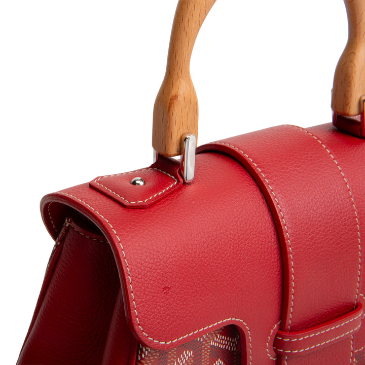 GOYARD Goyardine Mini Saigon - Red