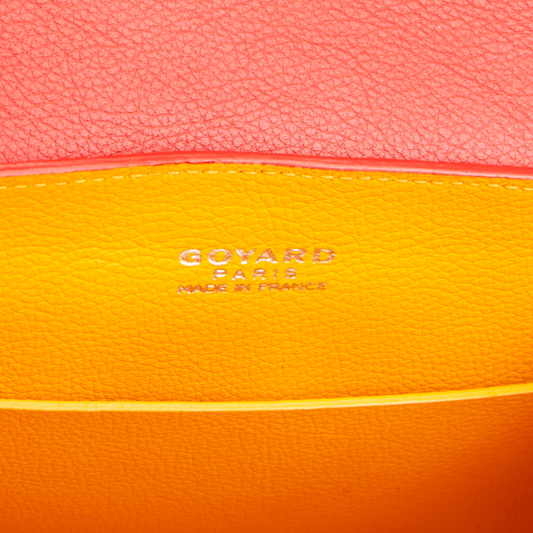 GOYARD Goyardine Mini Saigon - Red