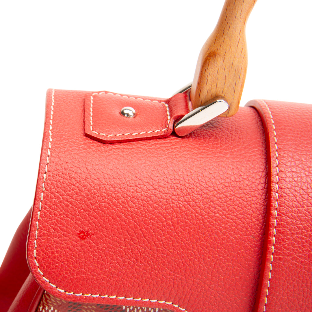GOYARD Goyardine Mini Saigon - Red
