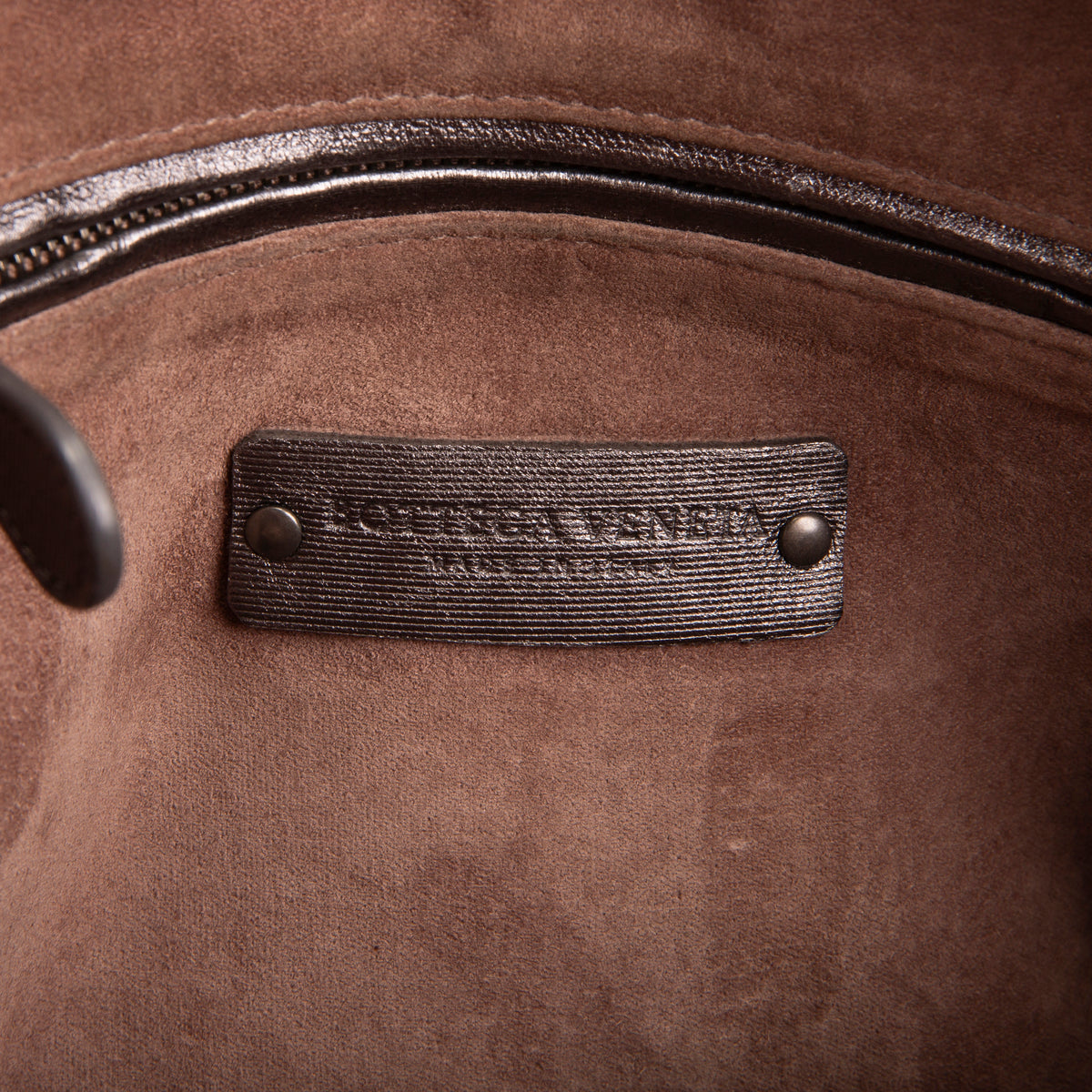 BOTTEGA VENETA Intrecciato Nodini Crossbody - Dark Grey