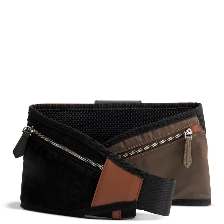 FENDI Pequin Belt Bag - Tobacco