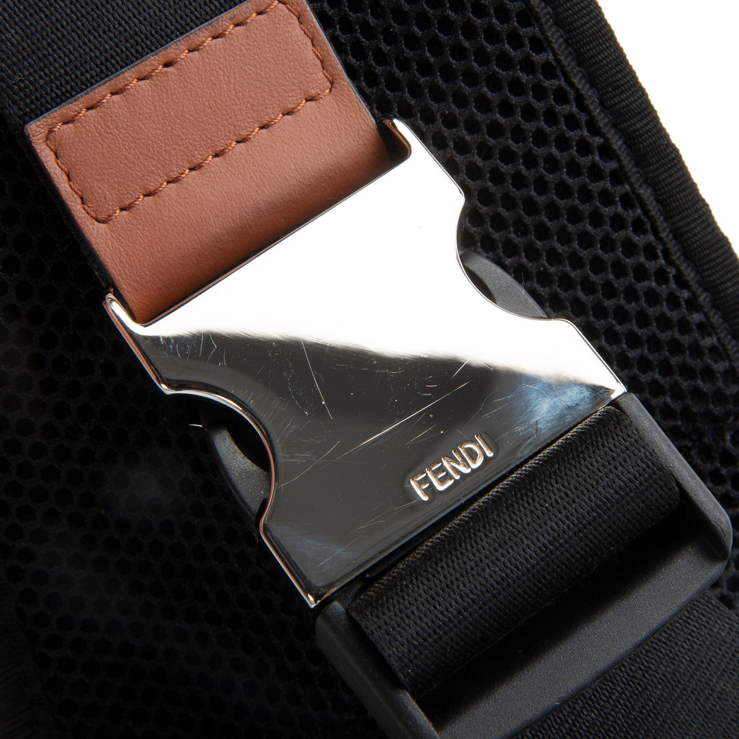 FENDI Pequin Belt Bag - Tobacco