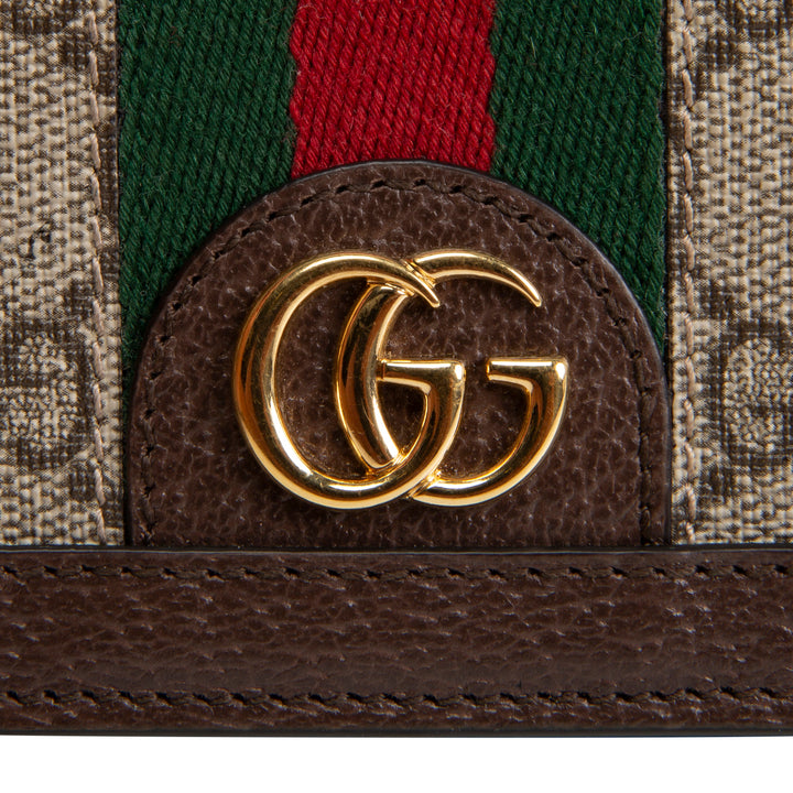 GUCCI GG Supreme Ophidia Card Case