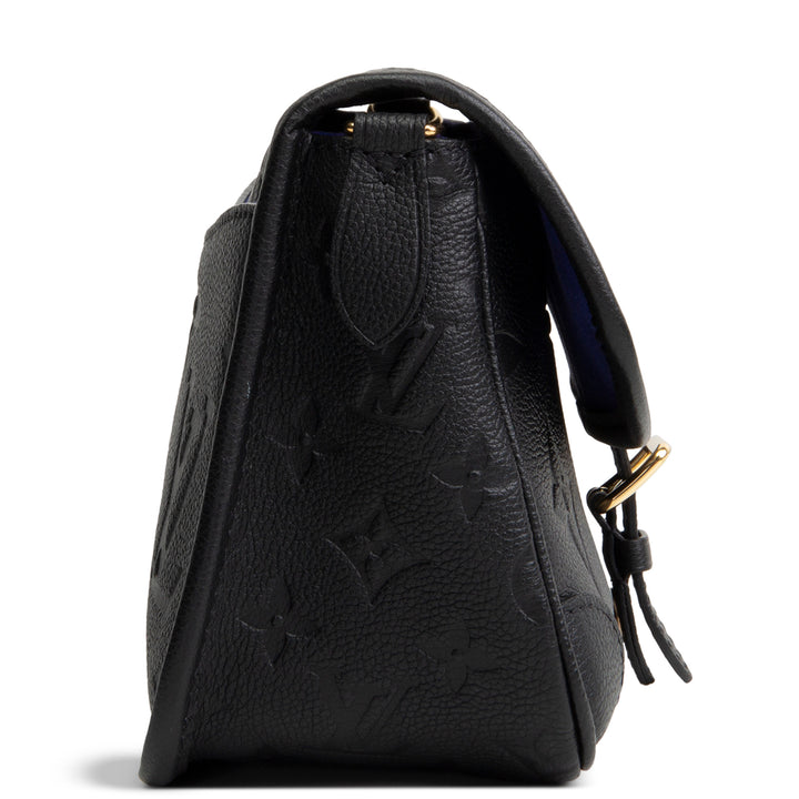 LOUIS VUITTON Monogram Empreinte Diane Shoulder Bag - Black