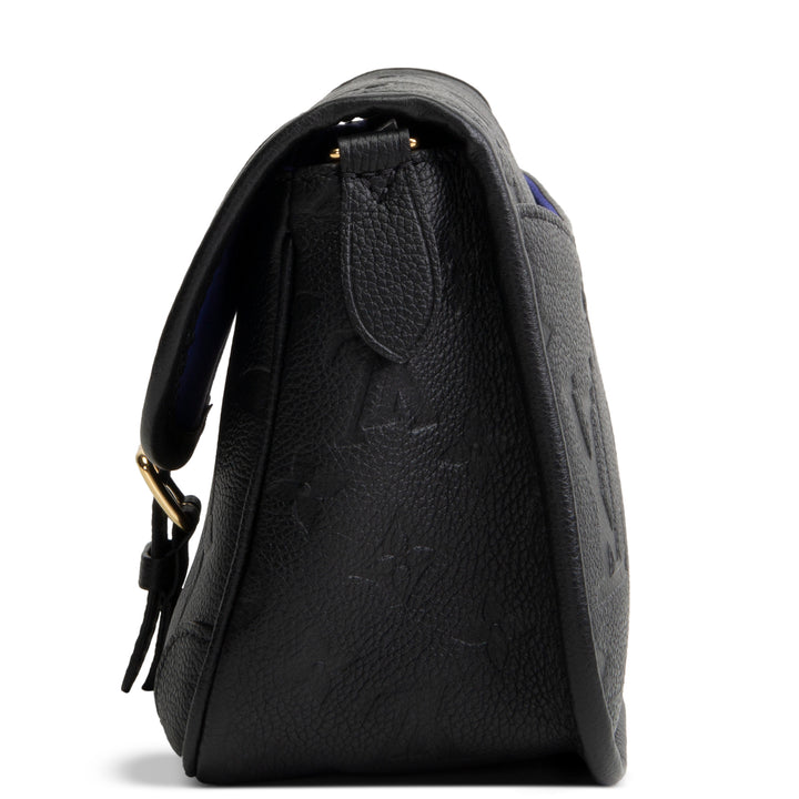 LOUIS VUITTON Monogram Empreinte Diane Shoulder Bag - Black