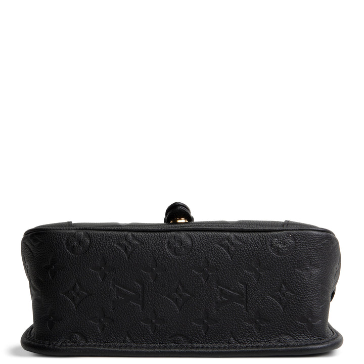 LOUIS VUITTON Monogram Empreinte Diane Shoulder Bag - Black