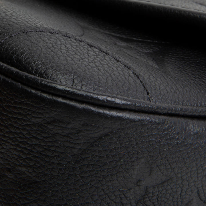 LOUIS VUITTON Monogram Empreinte Diane Shoulder Bag - Black