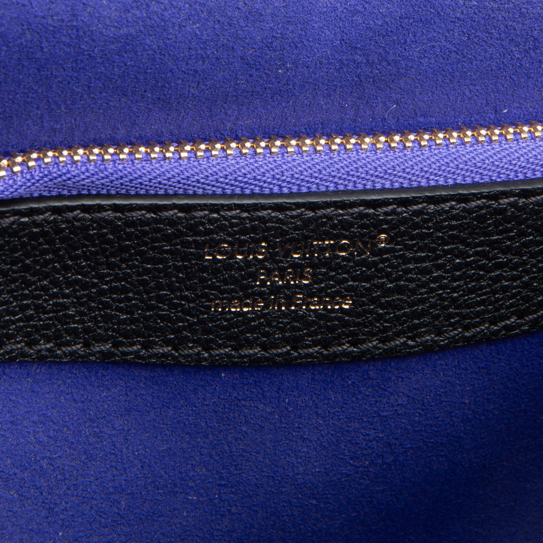 LOUIS VUITTON Monogram Empreinte Diane Shoulder Bag - Black