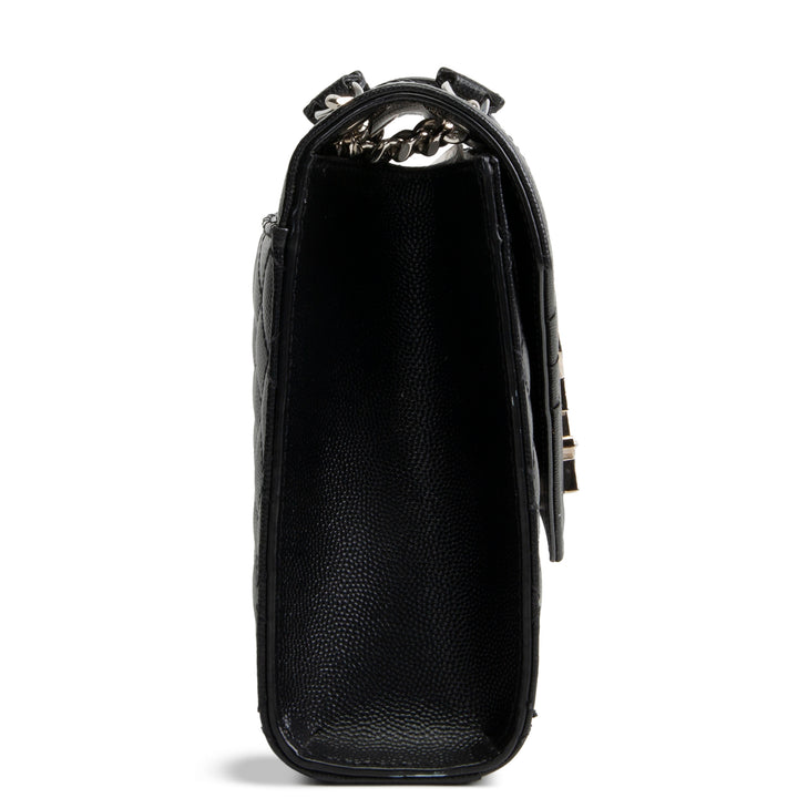 SAINT LAURENT Medium Triquilt Envelope Flap - Black