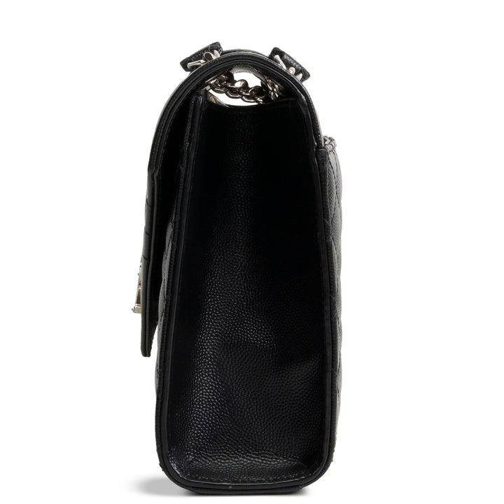 SAINT LAURENT Medium Triquilt Envelope Flap - Black