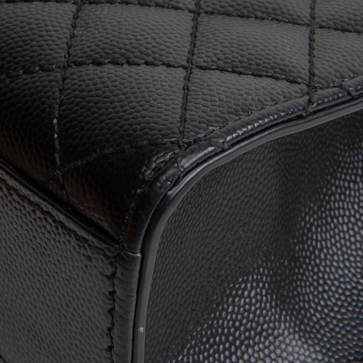 SAINT LAURENT Medium Triquilt Envelope Flap - Black