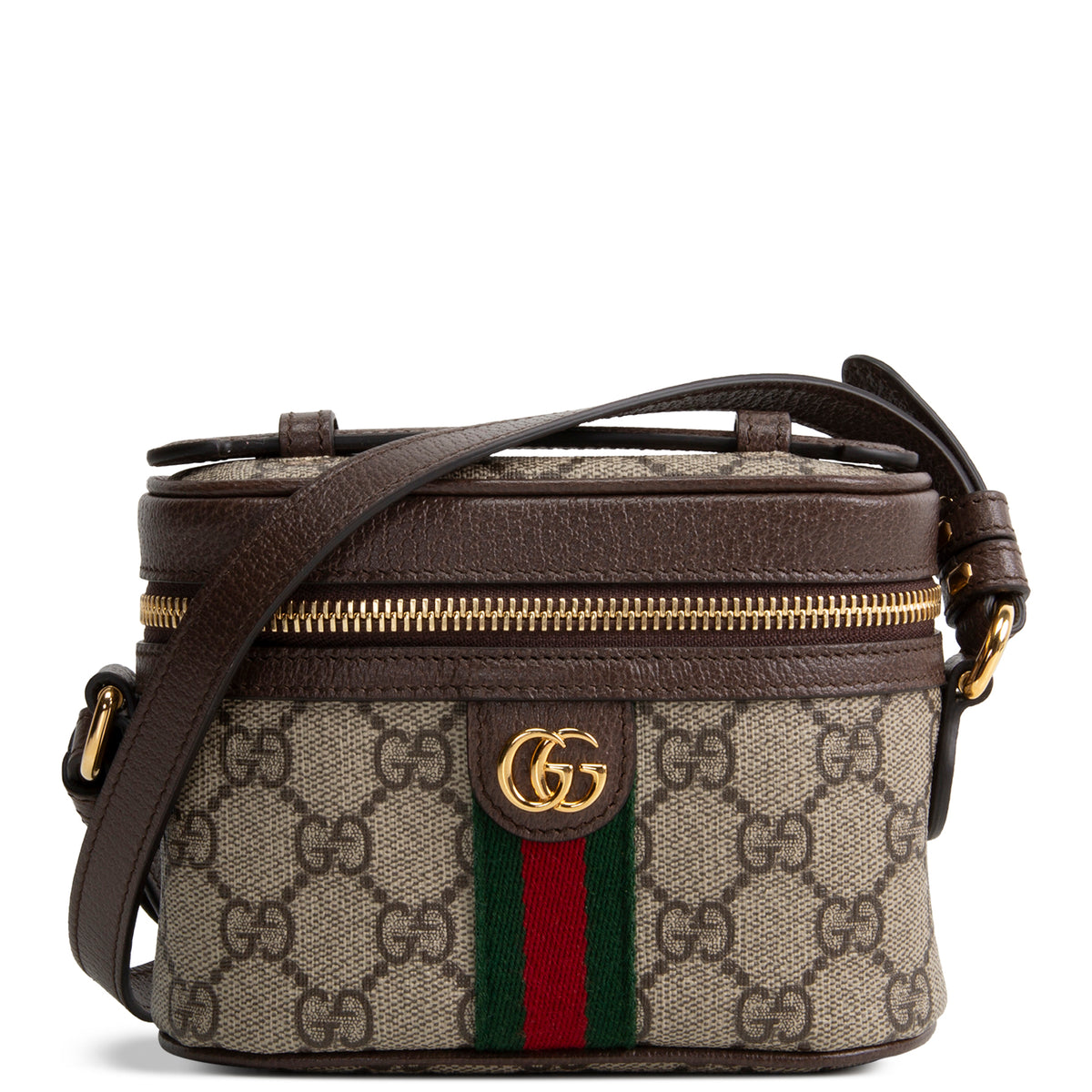 GUCCI GG Supreme Ophidia Mini Vanity - Beige &amp; Ebony