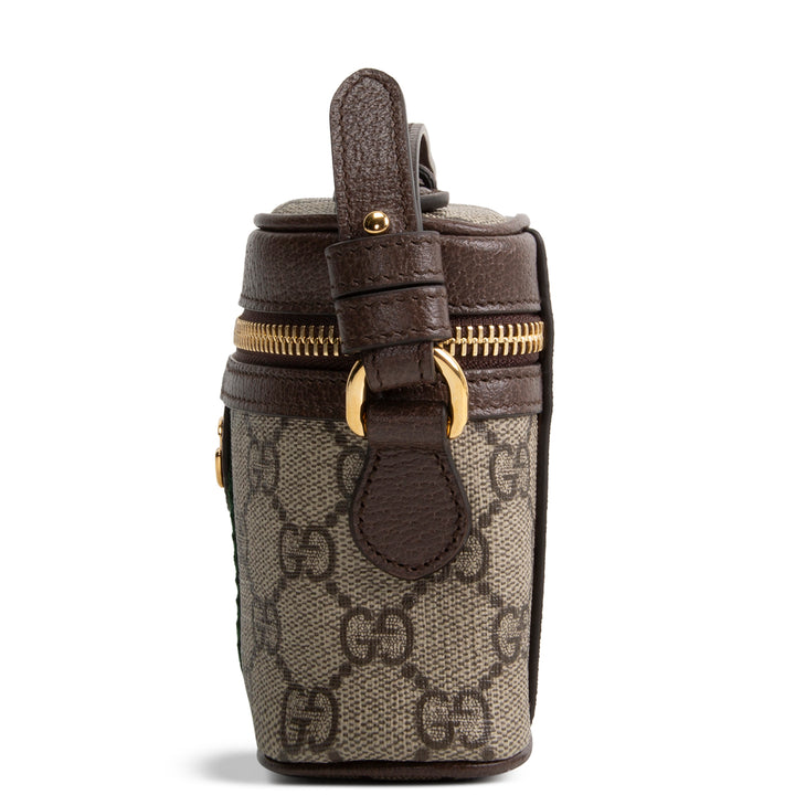GUCCI GG Supreme Ophidia Mini Vanity - Beige &amp; Ebony