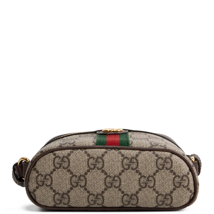 GUCCI GG Supreme Ophidia Mini Vanity - Beige &amp; Ebony