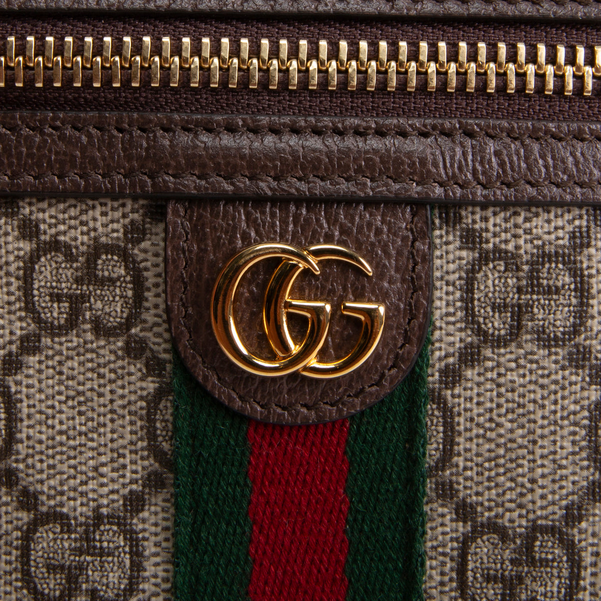 GUCCI GG Supreme Ophidia Mini Vanity - Beige &amp; Ebony