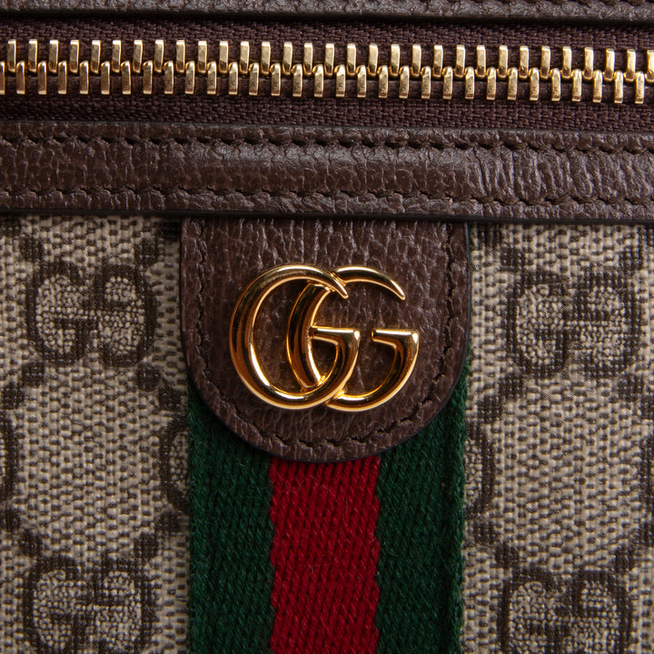 GUCCI GG Supreme Ophidia Mini Vanity - Beige &amp; Ebony