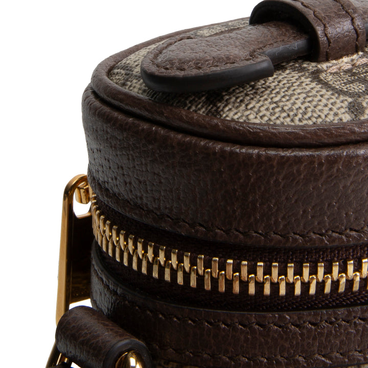 GUCCI GG Supreme Ophidia Mini Vanity - Beige &amp; Ebony