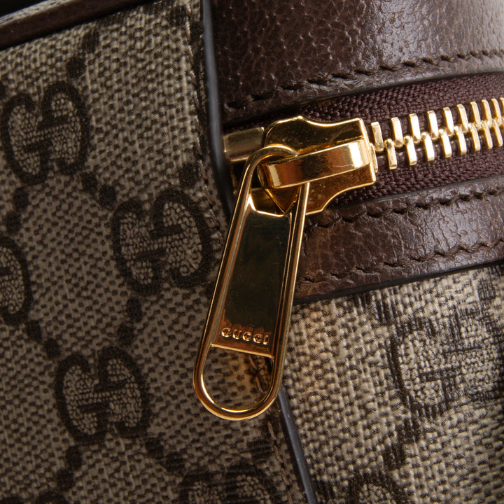 GUCCI GG Supreme Ophidia Mini Vanity - Beige &amp; Ebony