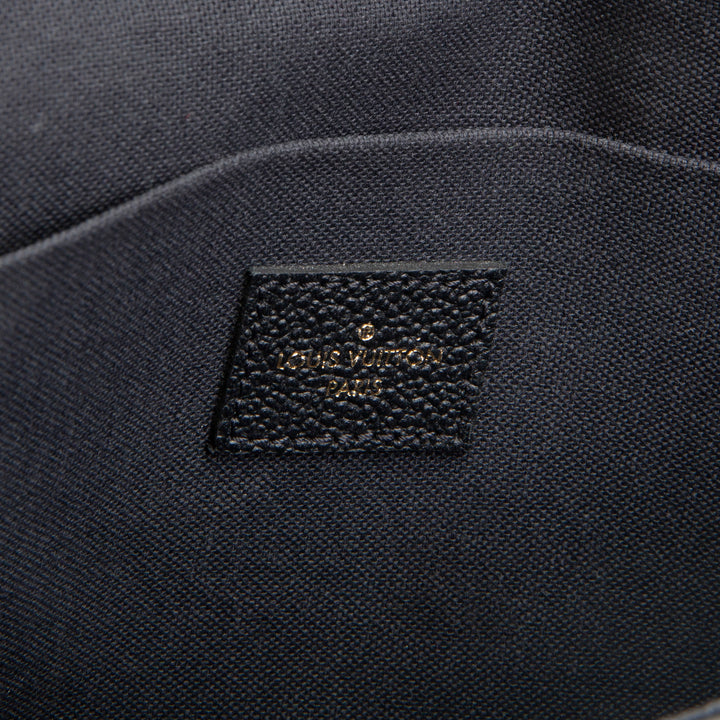 LOUIS VUITTON Monogram Empreinte Pochette Felicie - Black