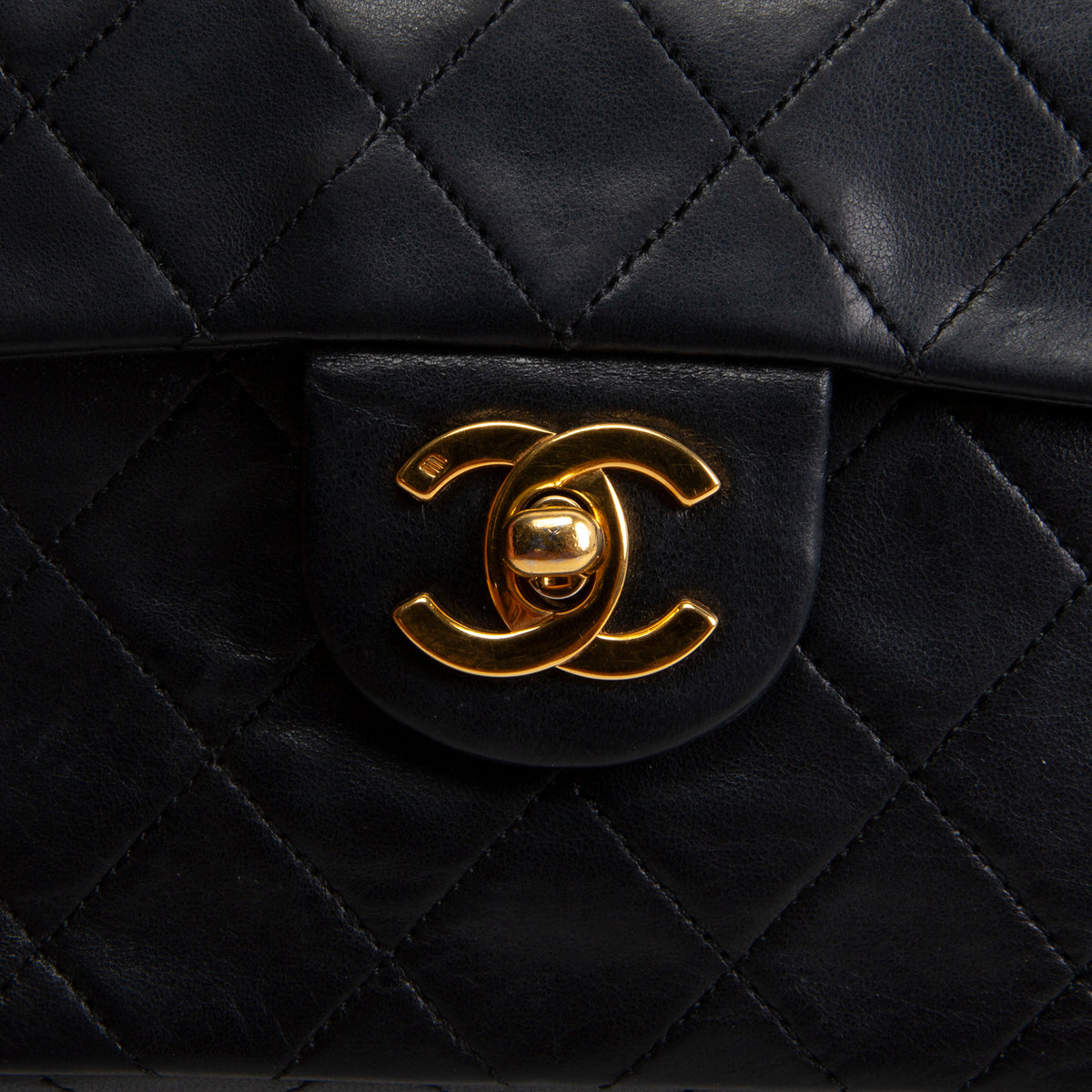 CHANEL Vintage Lambskin Mini Square Flap OUTLET FINAL SALE