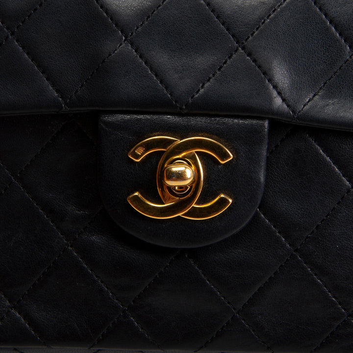 CHANEL Vintage Lambskin Mini Square Flap OUTLET FINAL SALE