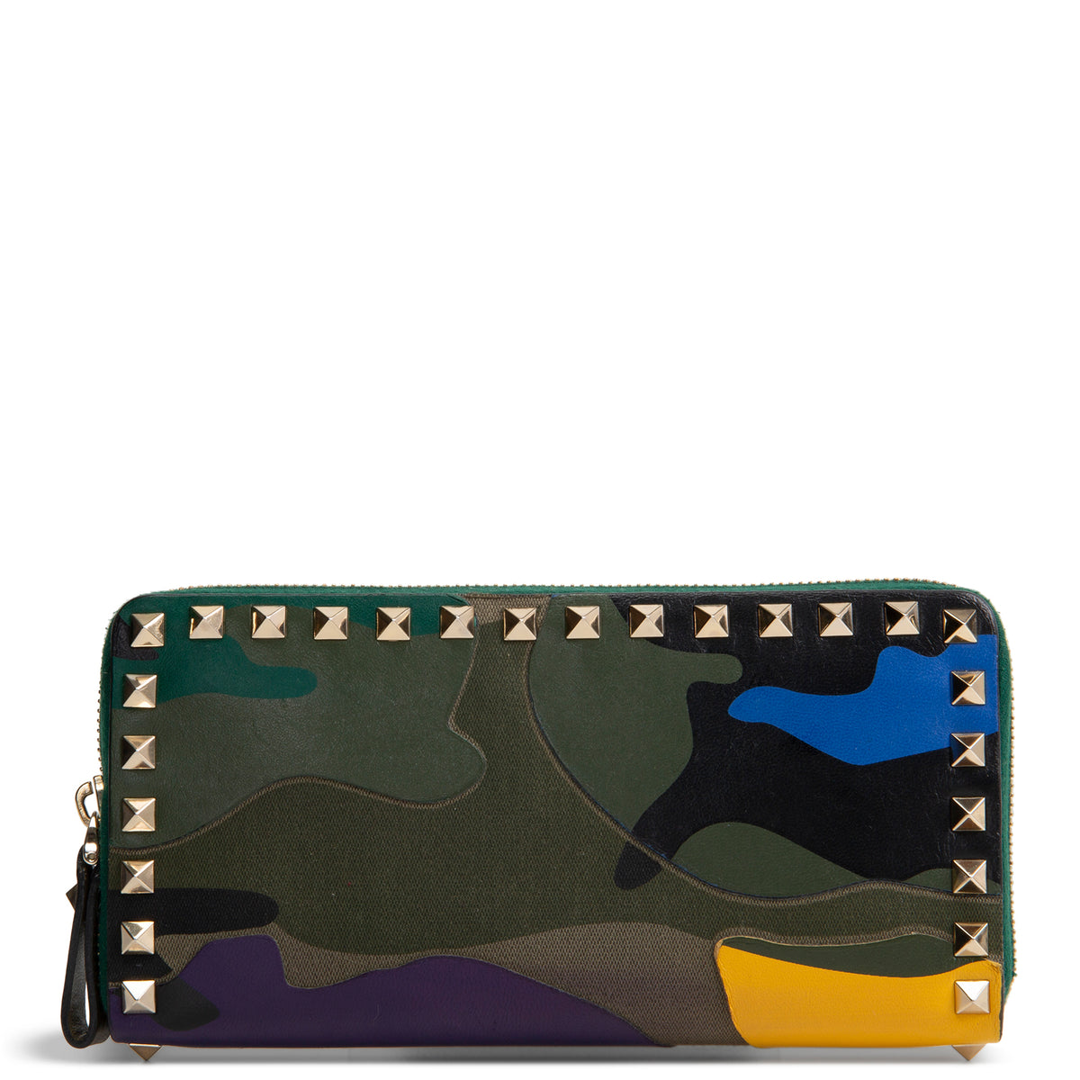 VALENTINO Camouflage Studded Wallet