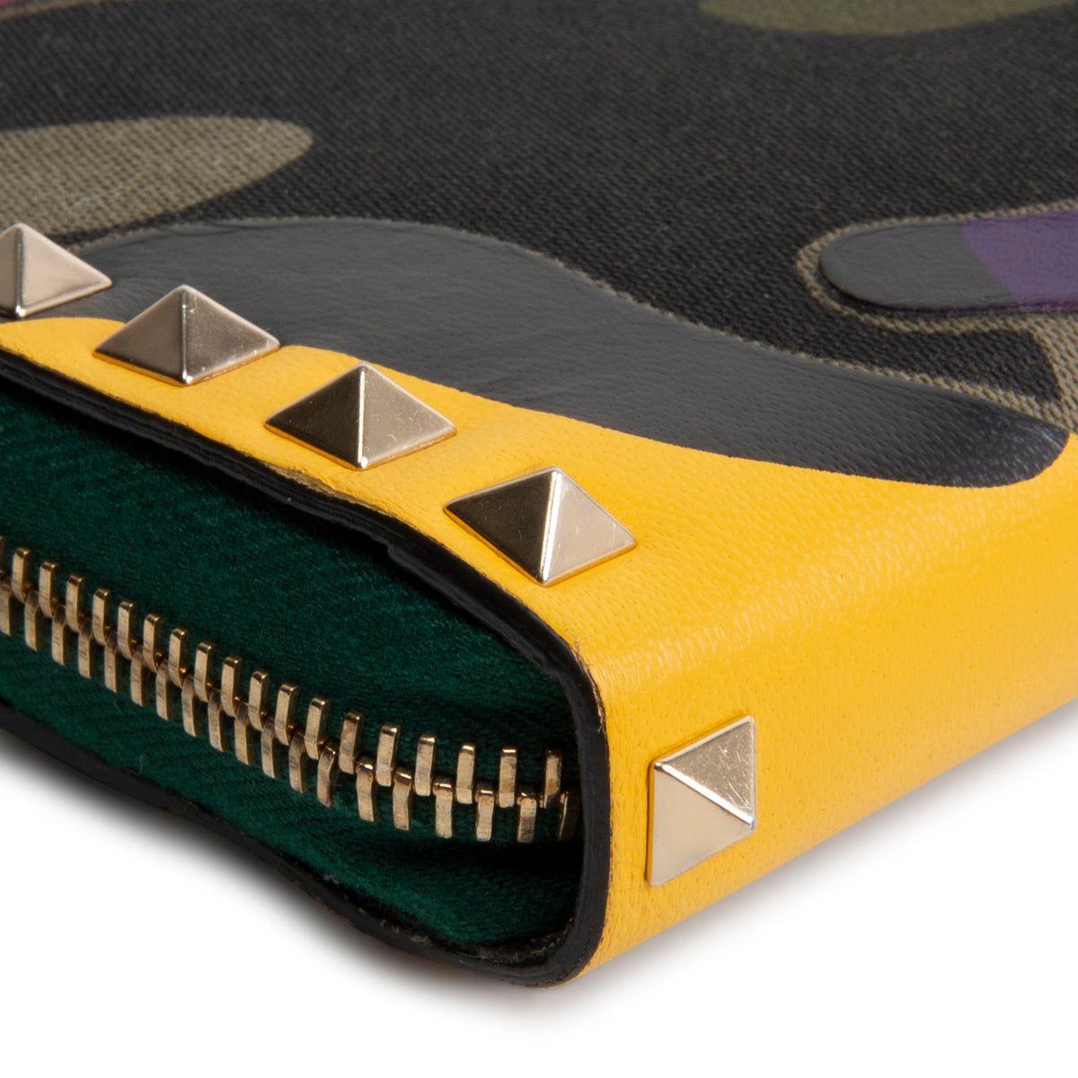 VALENTINO Camouflage Studded Wallet