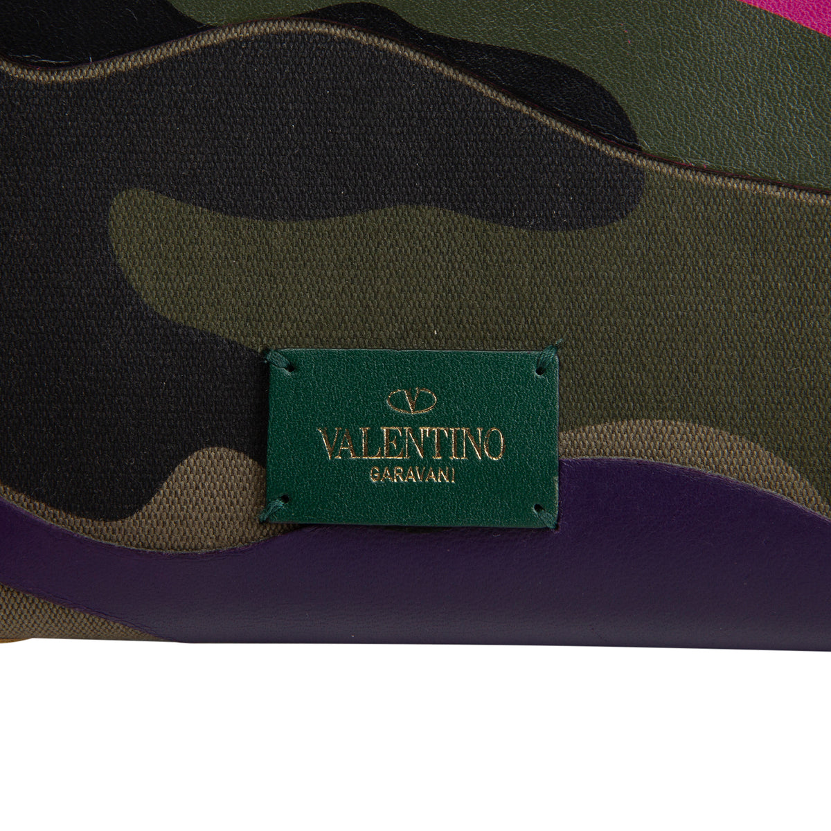 VALENTINO Camouflage Studded Wallet