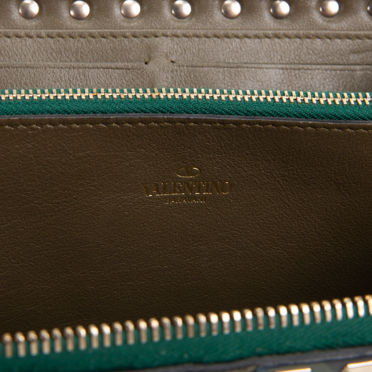 VALENTINO Camouflage Studded Wallet