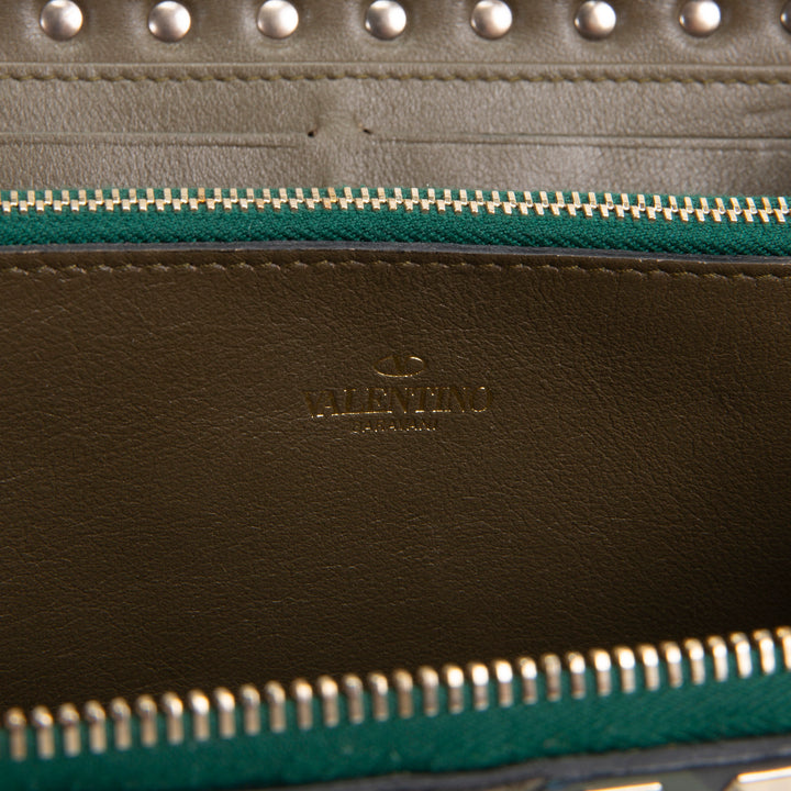 VALENTINO Camouflage Studded Wallet