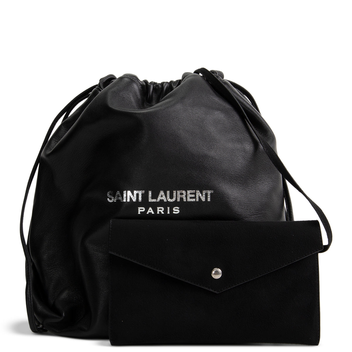 SAINT LAURENT Leather Teddy Shoulder Bag