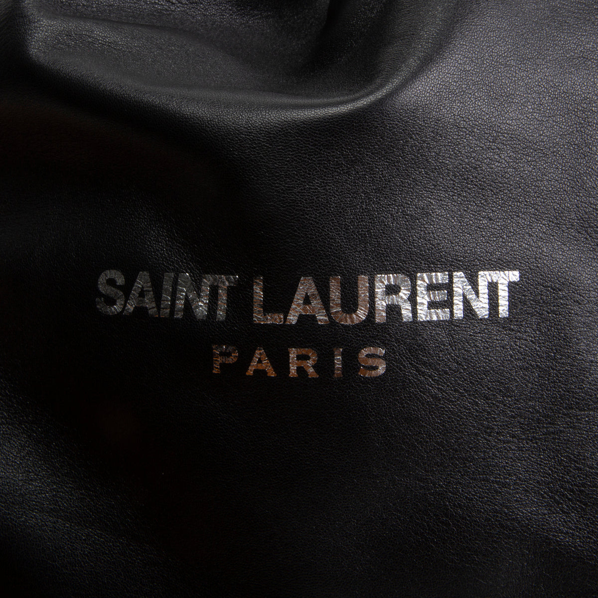 SAINT LAURENT Leather Teddy Shoulder Bag
