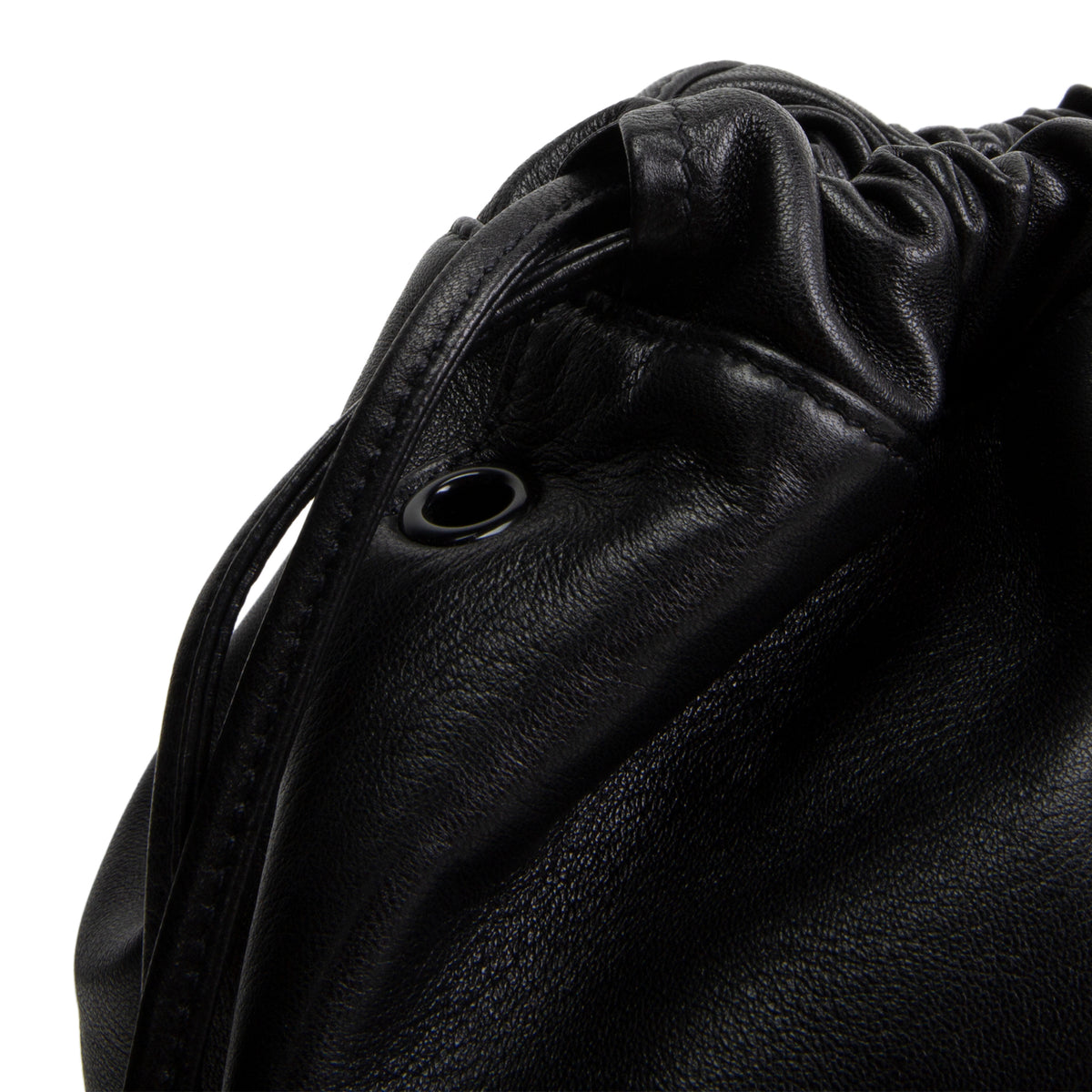 SAINT LAURENT Leather Teddy Shoulder Bag