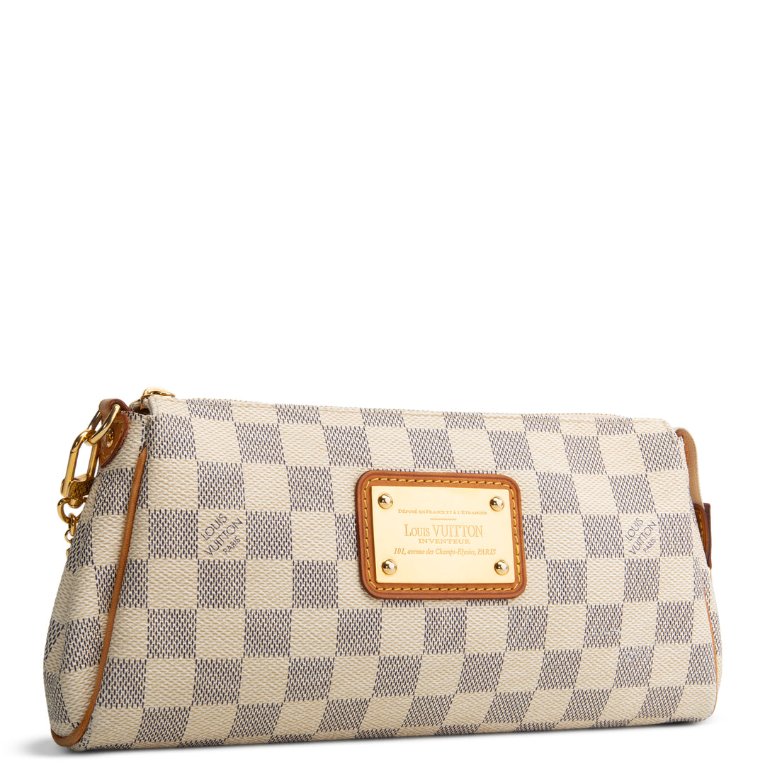 LOUIS VUITTON Damier Azur Eva Pochette