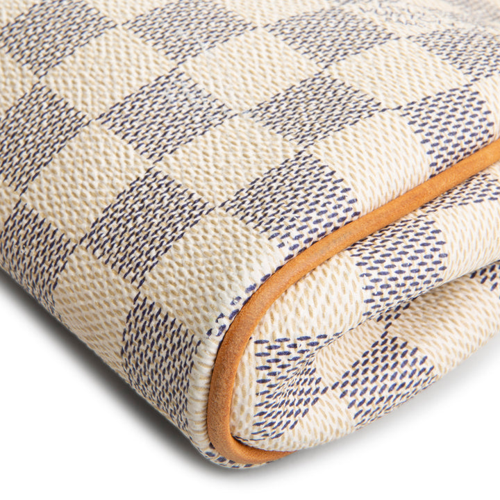 LOUIS VUITTON Damier Azur Eva Pochette