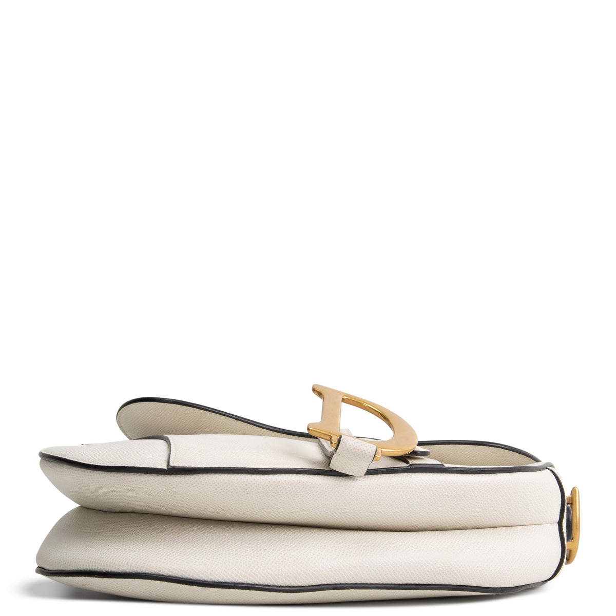DIOR Leather Saddle Bag - White