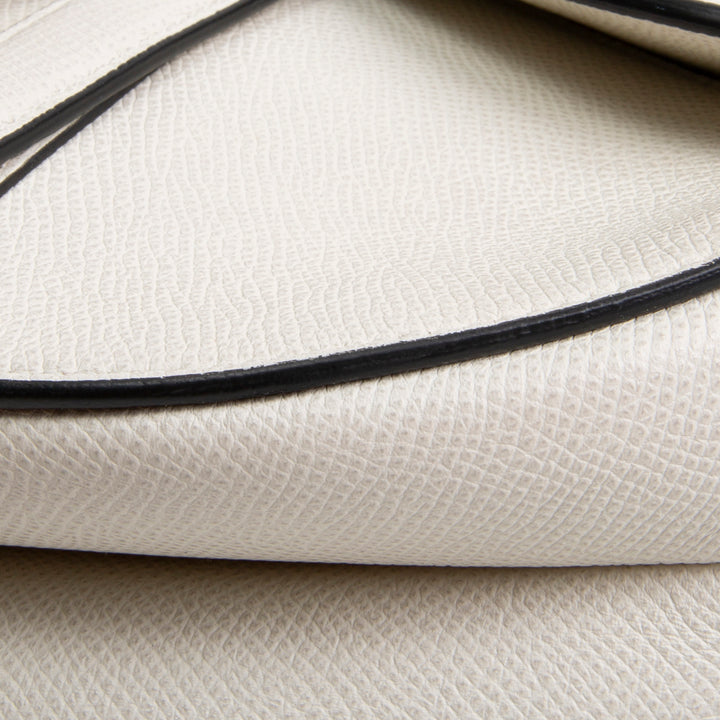 DIOR Leather Saddle Bag - White