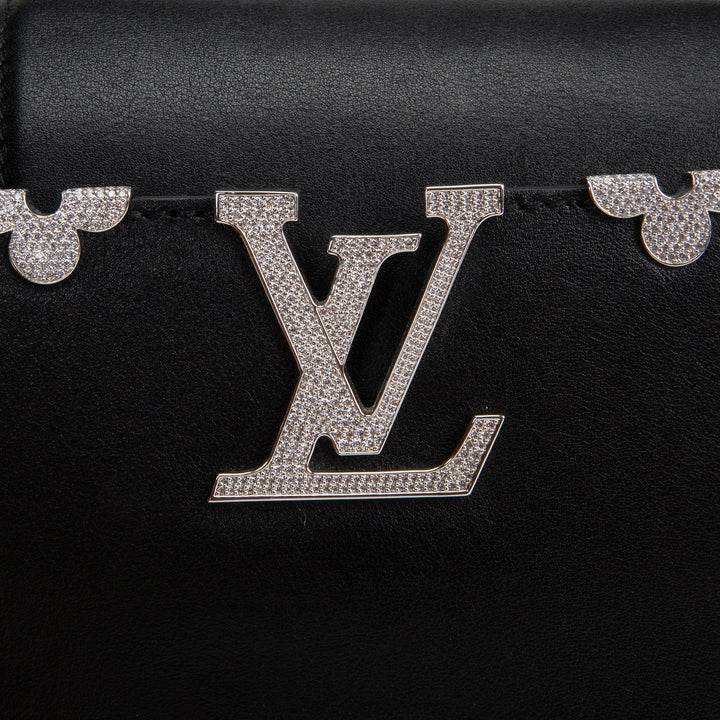LOUIS VUITTON Leather Flower Crown Capucines BB