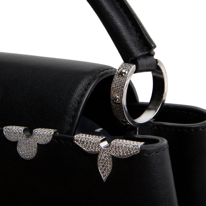 LOUIS VUITTON Leather Flower Crown Capucines BB