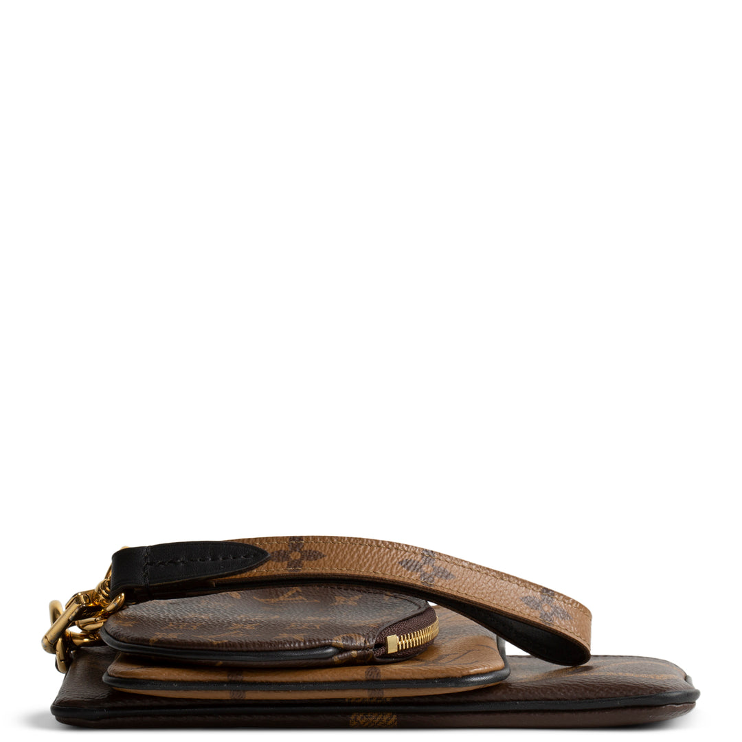 LOUIS VUITTON Trio Pouch Giant Monogram OUTLET FINAL SALE