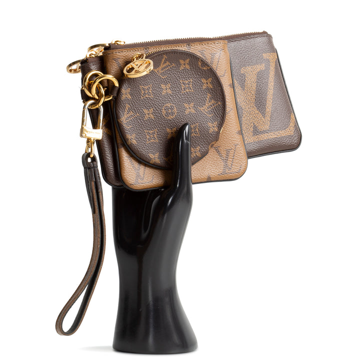 LOUIS VUITTON Trio Pouch Giant Monogram OUTLET FINAL SALE