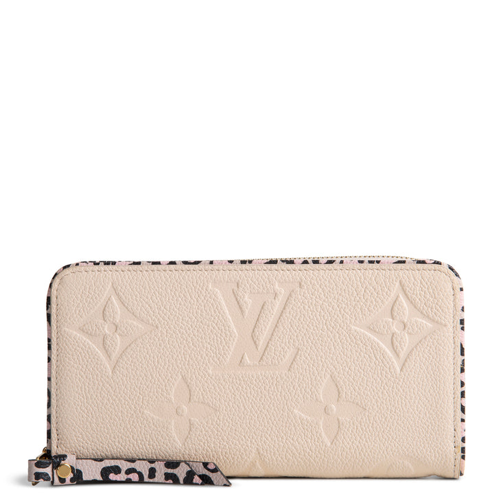 LOUIS VUITTON Wild at Heart Monogram Empreinte Zippy Wallet