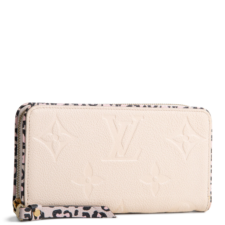 LOUIS VUITTON Wild at Heart Monogram Empreinte Zippy Wallet
