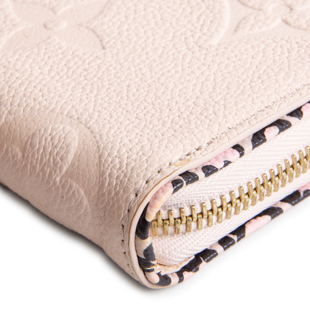 LOUIS VUITTON Wild at Heart Monogram Empreinte Zippy Wallet
