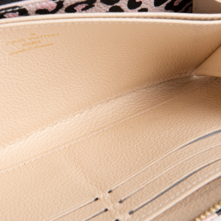 LOUIS VUITTON Wild at Heart Monogram Empreinte Zippy Wallet